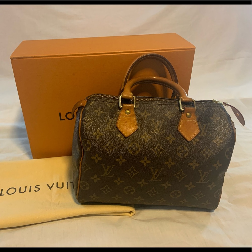 100% Authentic Louis Vuitton Speedy 25 Monogram - Picture 11 of 13